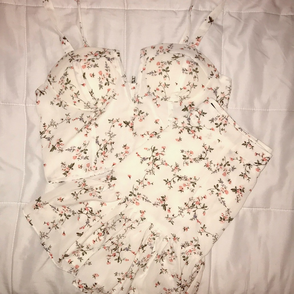 SHEIN two piece floral set